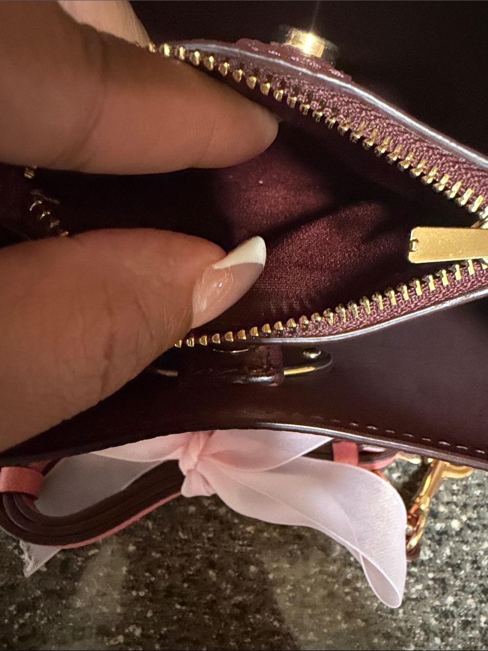 Coach Pink bucket bag Crossbody with unbranded Charm - Picture 5 of 9